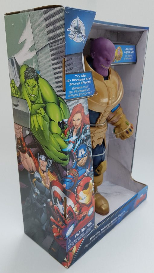 Disney Store Avengers Thanos Talking Sounds & Light Up Action Figure Toy