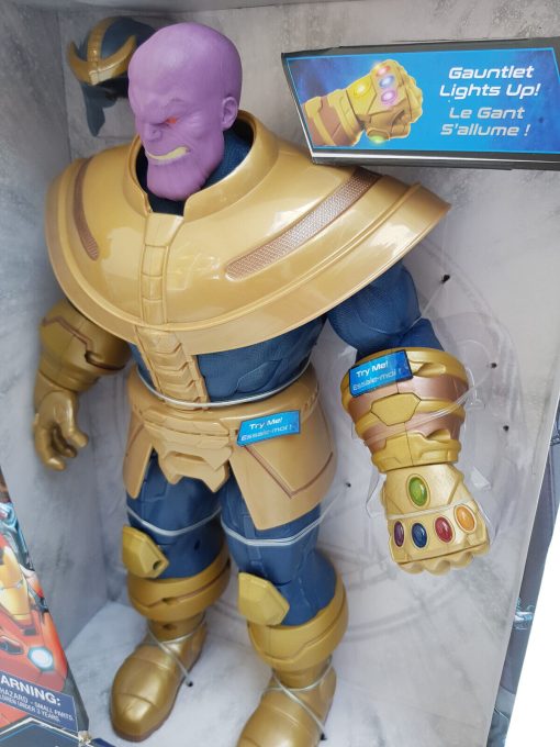 Disney Store Avengers Thanos Talking Sounds & Light Up Action Figure Toy