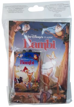 Disney Store Bambi & Aristocats Classic Movie Film Posters 2 Pin Badge Set