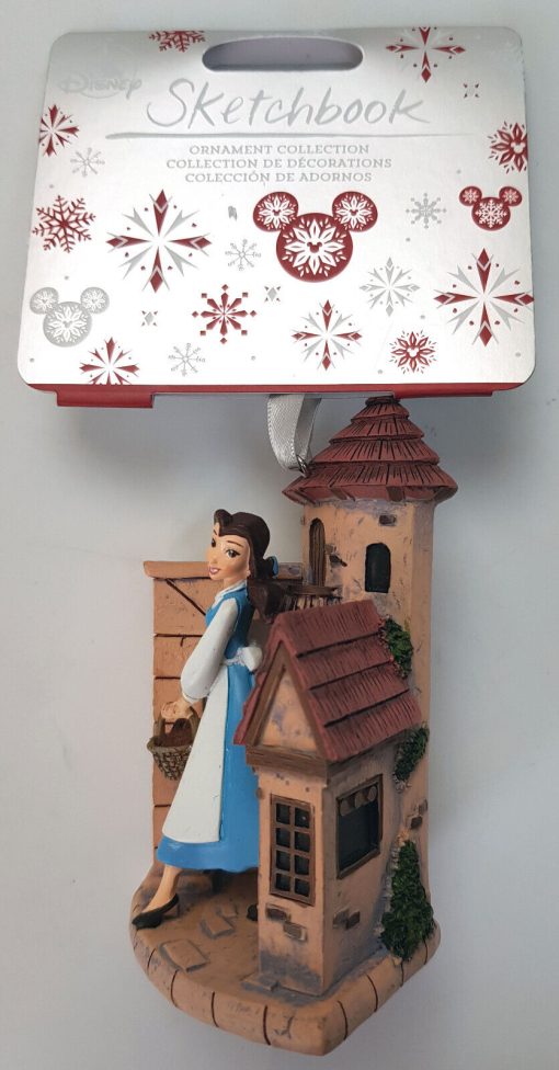 Disney Store Beauty & The Beast Belle Hanging Christmas Tree Decoration