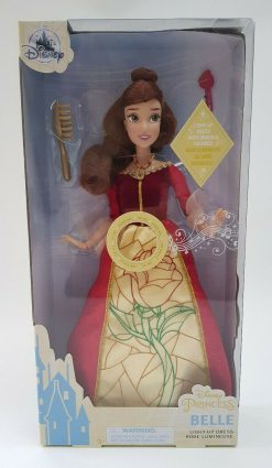 Disney Store Beauty & The Beast Princess Belle Premium Doll With Light Up Dress