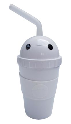 Disney Store Big Hero 6 Baymax Plastic Travel Mug & Straw