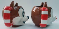 Disney Store Chip And Dale Walts Holiday Lodge Christmas Pair Of Mugs