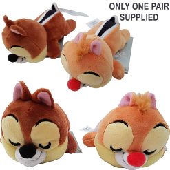 Disney Store Chip & Dale Cuddleez Plush Mini Bean Bag Soft Toy