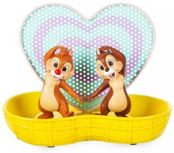 Disney Store Chip N Dale Jewellery Trinket Dish With Earring Holder