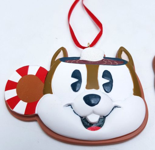 Disney Store Chip N & Dale Mug Shaped Christmas Tree Decorations