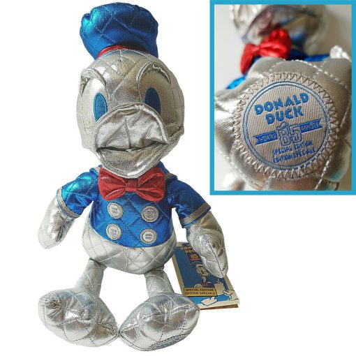 Disney Store Donald Duck 85th Anniversary Special Edition Metallic Plush