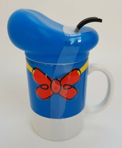 Disney Store Donald Duck Mug With Sailors Hat Lid