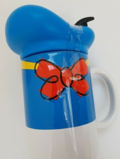 Disney Store Donald Duck Mug With Sailors Hat Lid