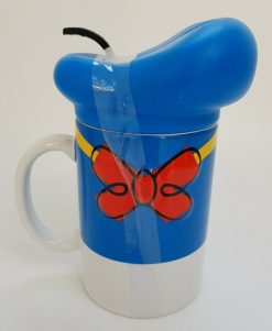 Disney Store Donald Duck Mug With Sailors Hat Lid