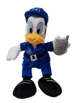 Disney Store Donald Duck Policeman Plush Soft Toy