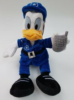 Disney Store Donald Duck Policeman Plush Soft Toy