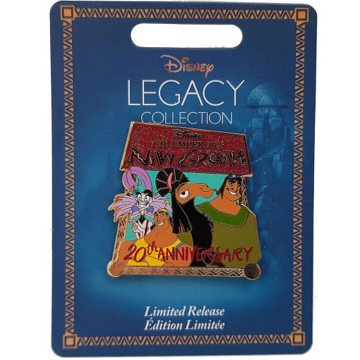 Disney Store Emperors New Groove 20th Anniversary Legacy Limited Release Pin Trading Badge