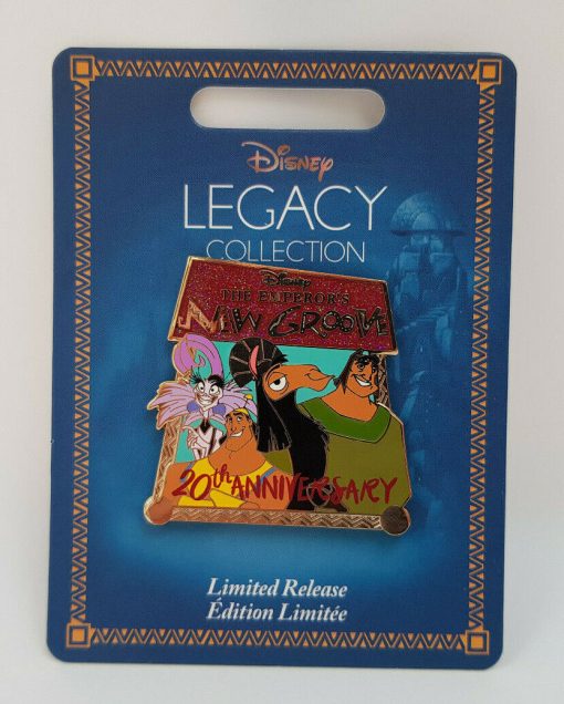 Disney Store Emperors New Groove 20th Anniversary Legacy Limited Release Pin Trading Badge