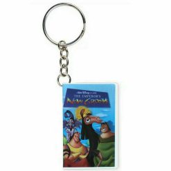 Disney Store Emporers New Groove Retro VHS Video Case Keyring