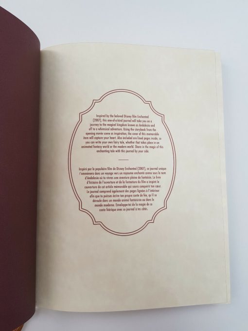 Disney Store Enchanted A4 Replica Journal Hard Back