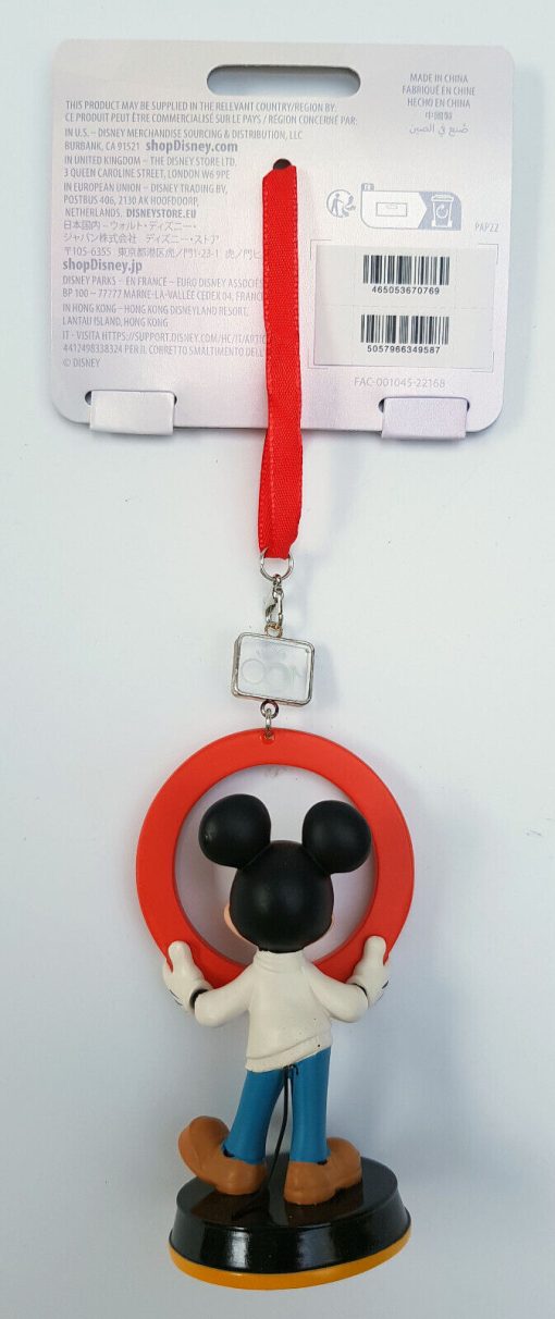 Disney Store Eras Mickey Mouse Club Hanging Christmas Tree Decoration