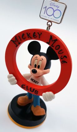 Disney Store Eras Mickey Mouse Club Hanging Christmas Tree Decoration