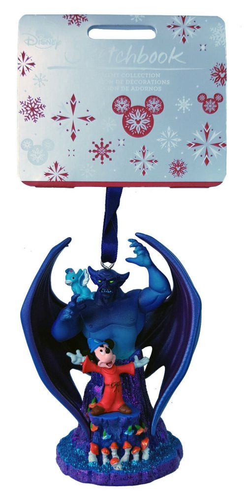 Disney Store Fantasia Mickey Mouse Hanging Christmas Tree Decoration