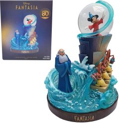 Disney Store Fantasia Sorcerers Apprentice 80th Anniversary Snow Globe Limited Edition