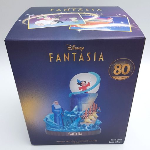 Disney Store Fantasia Sorcerers Apprentice 80th Anniversary Snow Globe Limited Edition