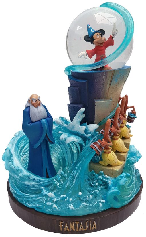 Disney Store Fantasia Sorcerers Apprentice 80th Anniversary Snow Globe Limited Edition