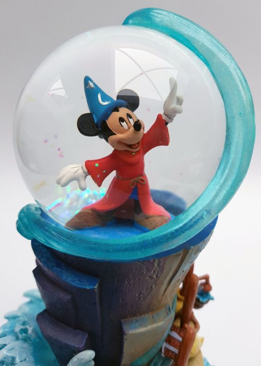 Disney Store Fantasia Sorcerers Apprentice 80th Anniversary Snow Globe Limited Edition