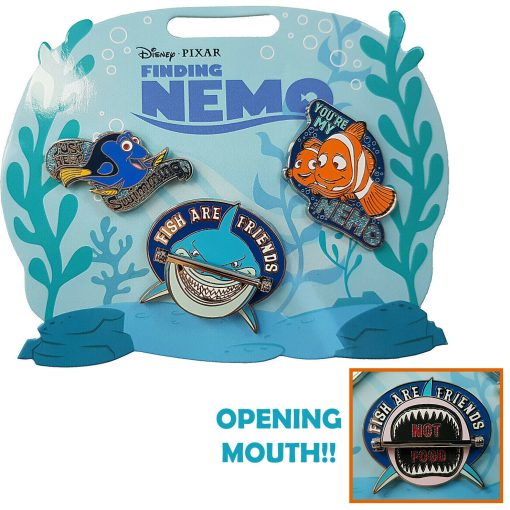 Disney Store Finding Nemo 3 Pin Trading Badge