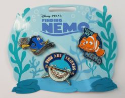 Disney Store Finding Nemo 3 Pin Trading Badge