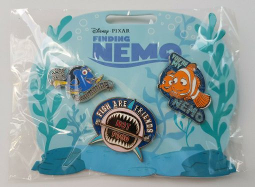 Disney Store Finding Nemo 3 Pin Trading Badge