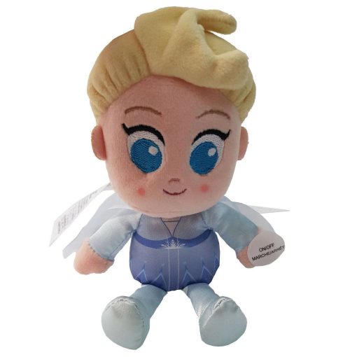 Disney Store Frozen Princess Elsa Light Up Micro Plush Small Soft Cuddly Toy