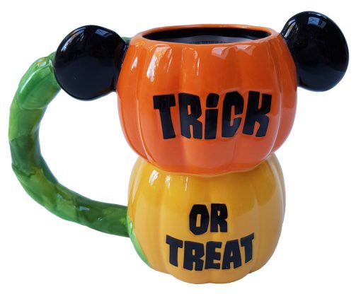 Disney Store Halloween Pumpkin Stack Mickey Mouse Mug