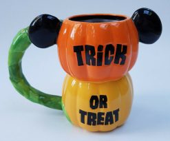 Disney Store Halloween Pumpkin Stack Mickey Mouse Mug