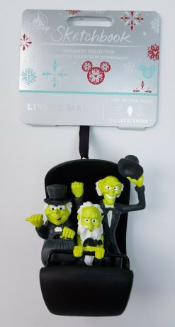 Disney Store Haunted Mansion Doom Buggy Hitchhiking Ghost Christmas Tree Decoration