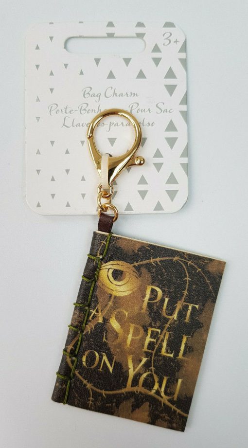 Disney Store Hocus Pocus Book Of Spells Keyring / Bag Charm