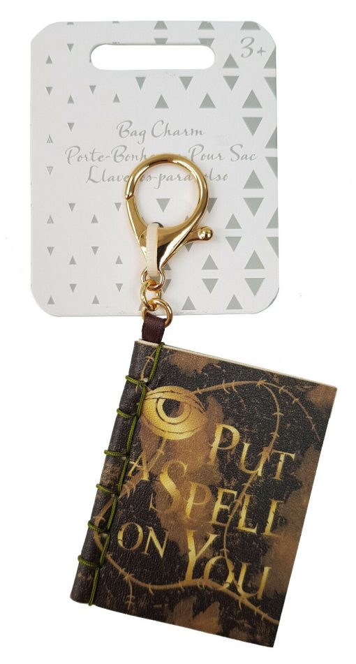 Disney Store Hocus Pocus Book Of Spells Keyring / Bag Charm