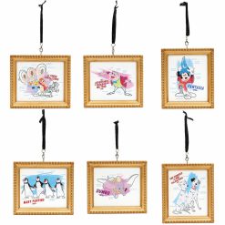 Disney Store Ink & Paint Christmas Tree Hanging Decoration