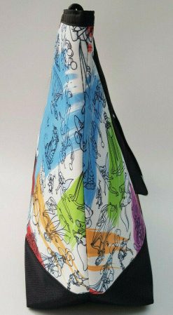 Disney Store Ink & Paint Mickey Mouse Fantasia Large Shopper Tote Shoulder Bag