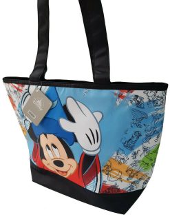 Disney Store Ink & Paint Mickey Mouse Fantasia Large Shopper Tote Shoulder Bag