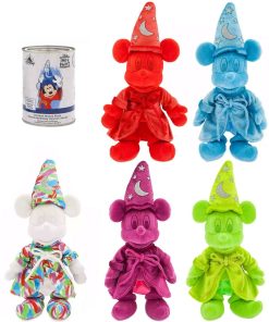 Disney Store Ink and Paint Mystery Sorcerer Apprentice Plush In Tin