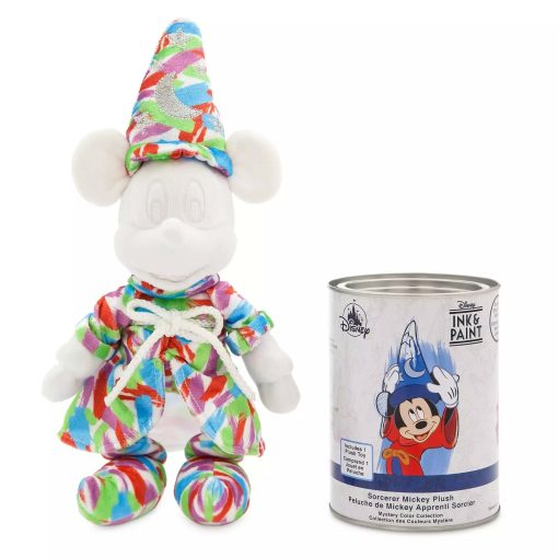 Disney Store Ink and Paint Mystery Sorcerer Apprentice Plush In Tin