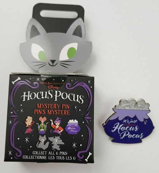 Disney Store Just A Bunch Of Hocus Pocus Cauldron Mystery Pin Trading Badge