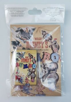 Disney Store Lady Tramp & Dumbo Classic Movie Film Posters 2 Pin Trading Badge Set