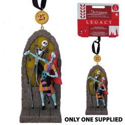 Disney Store Legacy Nightmare Before Christmas 25th Anniversary Tree Decoration