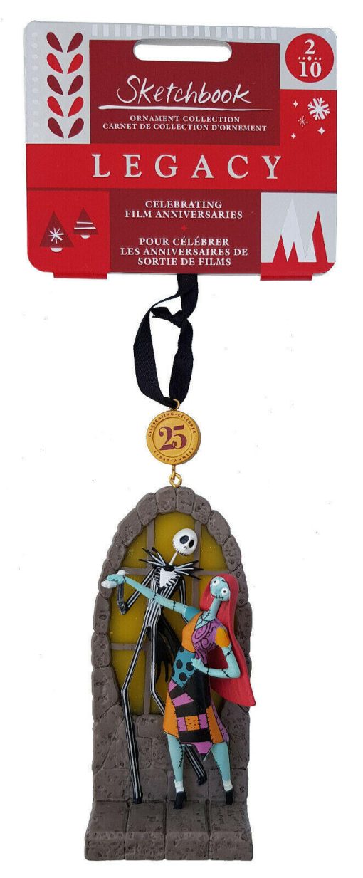 Disney Store Legacy Nightmare Before Christmas 25th Anniversary Tree Decoration