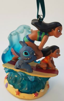 Disney Store Lilo & Stitch Singing Musical Christmas Tree Decoration