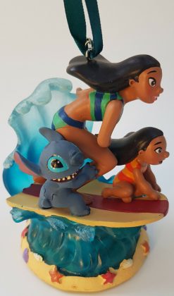 Disney Store Lilo & Stitch Singing Musical Christmas Tree Decoration