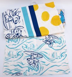 Disney Store Lilo & Stitich Surfing Reversible Kitchen Table Runner