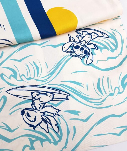 Disney Store Lilo & Stitich Surfing Reversible Kitchen Table Runner