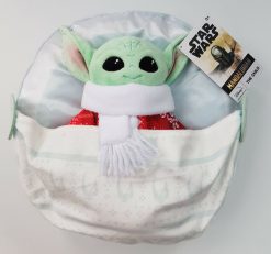 Disney Store Mandalorian Grogu Plush Holiday Cheer Christmas Soft Cuddly Toy